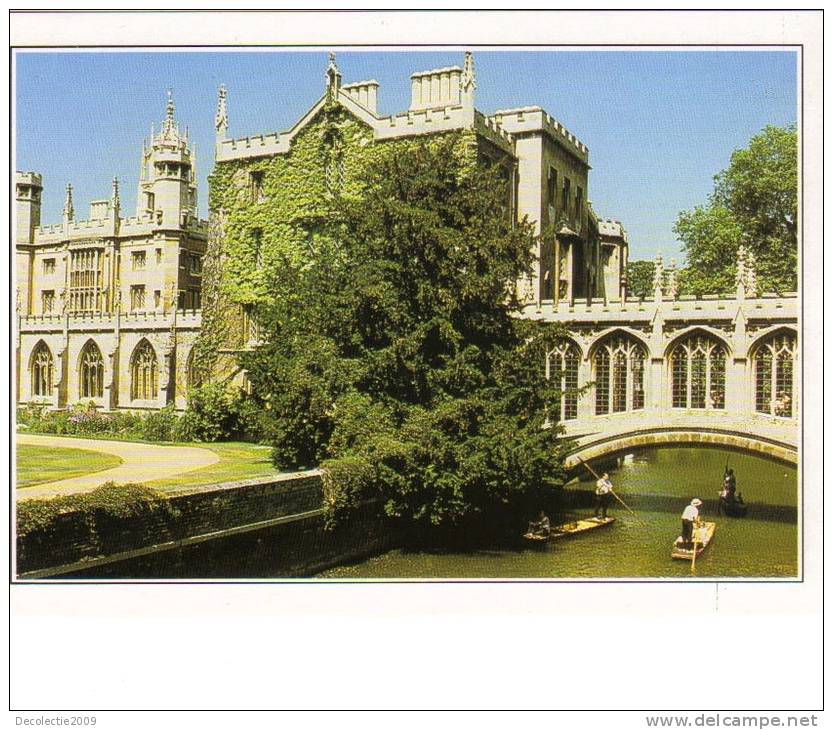 ZS25389 Chambridge The Bridge Of Sighs Used Good Shape Back Scan At Request - Cambridge