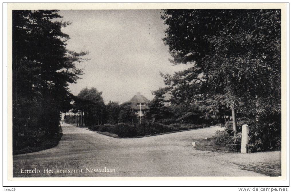 Nederland/Holland, Ermelo, Het Kruispunt Nassaulaan, Ca. 1950 - Ermelo