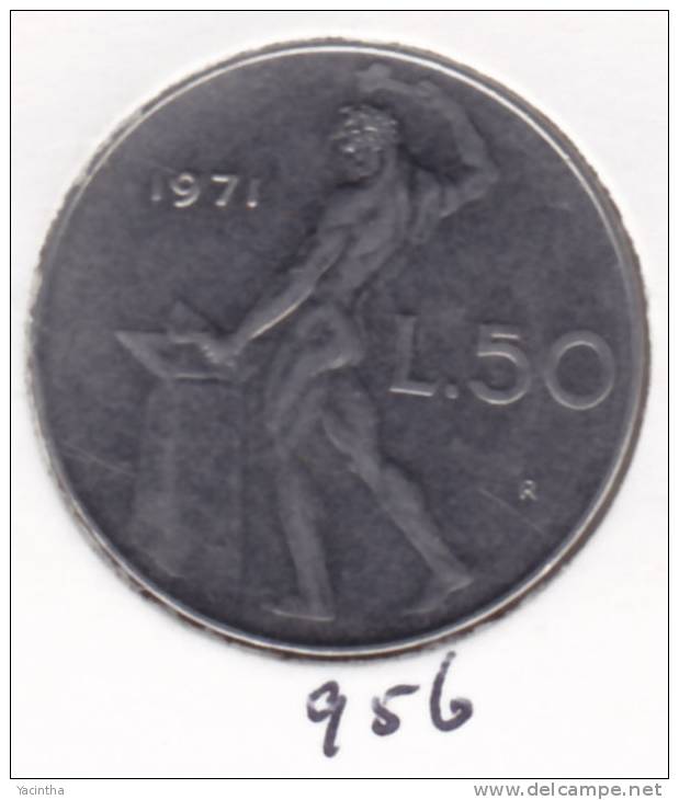 @Y@  Italie   50 Lire  1971  (956) - 50 Lire
