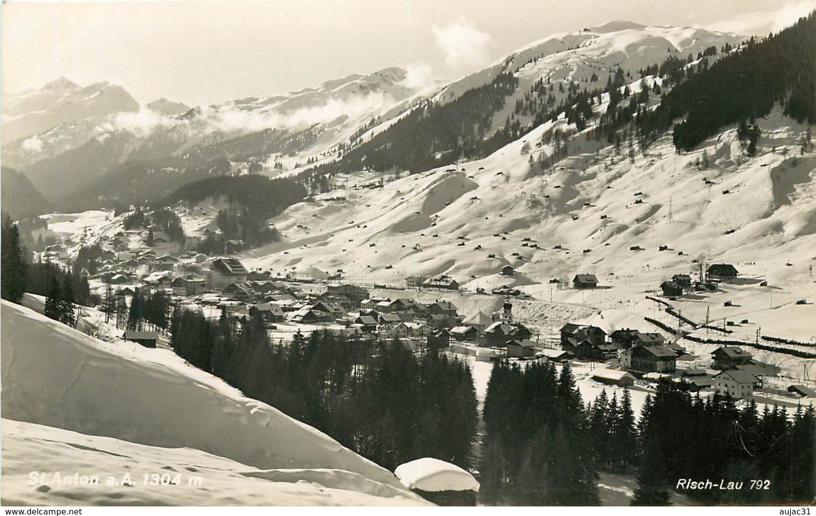 Autriche - Austria - Tyrol - St Anton Am Arlberg - Risch-Lau 792 - Semi Moderne Petit Format - état - St. Anton Am Arlberg