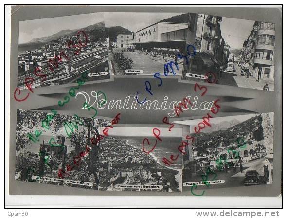 CP Italie - VENTIMIGLIA - Panorama Da Levante + Raccordo Autostradale + Panorama (7) Sette Cartolina Diverse - Imperia