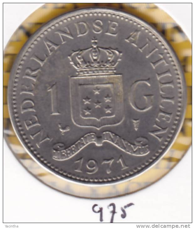 @Y@  Nederlands Antillen   1 Gulden  1971  (975) - Nederlandse Antillen