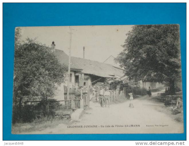 25) Colombier-fontaine - Un Coin De L'usine BAUMANN - Année   - EDIT - Seigneur - Autres & Non Classés