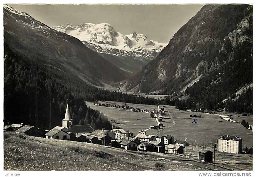 Suisse - Valais -ref B827- Randa Mit Breithorn   - Carte Bon Etat - - Randa