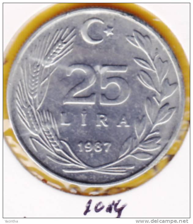 @Y@  Turkije  25 Lira  1987  (1014) - Turkey