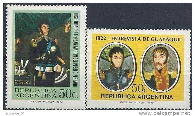 1973 ARGENTINE 944-45** Bolivar - Neufs