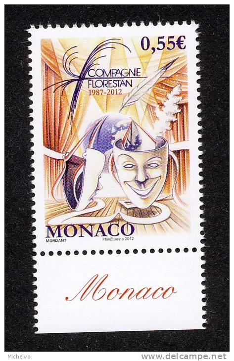 Monaco 2012 - Yv N° 2820 ** - 25 Ans Compagnie "Florestan" - Unused Stamps