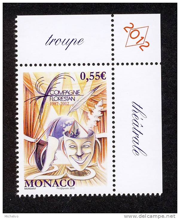 Monaco 2012 - Yv N° 2820 ** - 25 Ans Compagnie "Florestan" - Unused Stamps