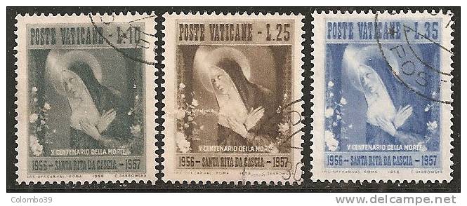 Vaticano 1955 - Usato 209-11 - Santa Rita - Used Stamps