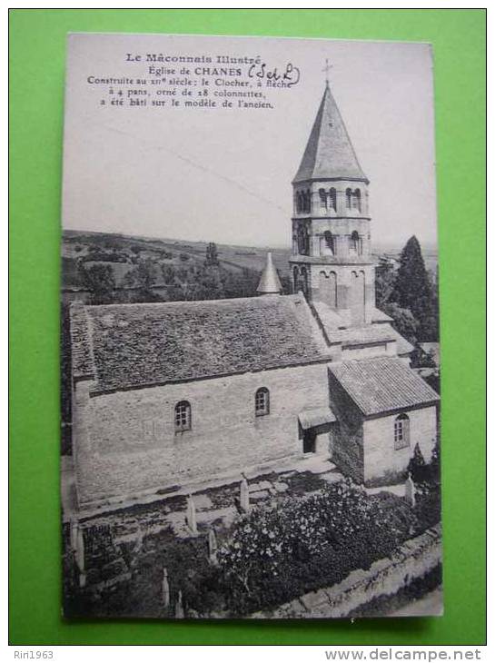 71-   Eglise De Chanes-assez Rare - Autres & Non Classés