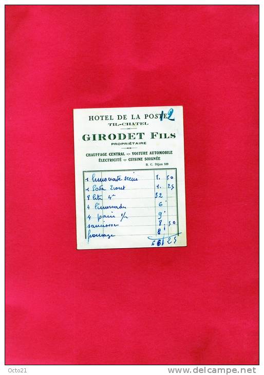 Hôtel De La Poste - TILCHATEL / GIRODET Fils , Propriétaire - Other & Unclassified