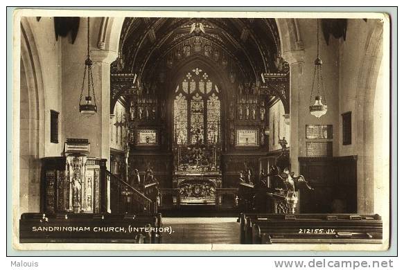 PC103 Old Postcard. Sandringham Church. See Scan(s). - Sonstige & Ohne Zuordnung