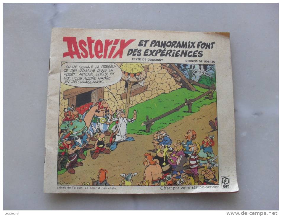 Asterix Et Panoramix Font Des Experiences Pub Elf - Astérix