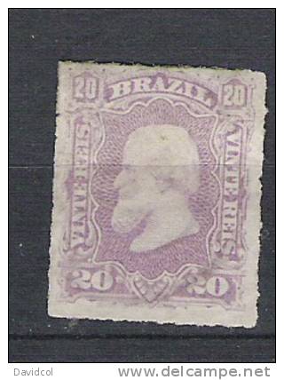 M645.-.  BRASIL .-. 1877 .-. MI # : 39 -  USED . KAISER PEDRO II - Gebruikt