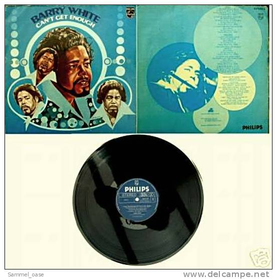 LP  Vinyl  -  Barry White  -  Can't Get Enough  -  I Can't Believe You Love Me  -  Nr. 6370210  Philips 1974 - Soul - R&B