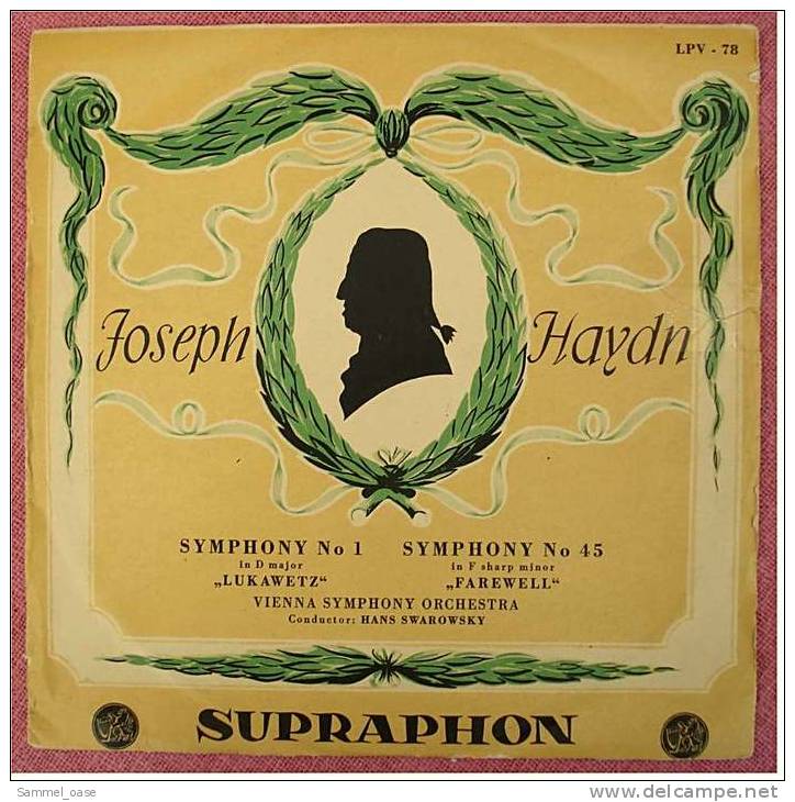 LP  Vinyl  -  Joseph Haydn  -  Sinfonien 1 & 45  -  Supraphon Vienna Symphony Orchestra 1978 - Klassik