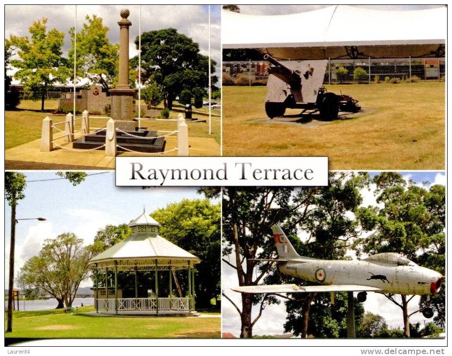 Raymond Terrace - War Memorial - Gun - Sabre Aircraft - Hunter River - Newcastle