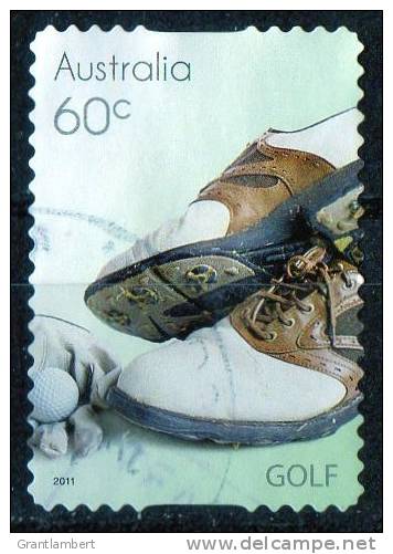 Australia 2011 Golf 60c Shoes Self-adhesive Used - Gebraucht