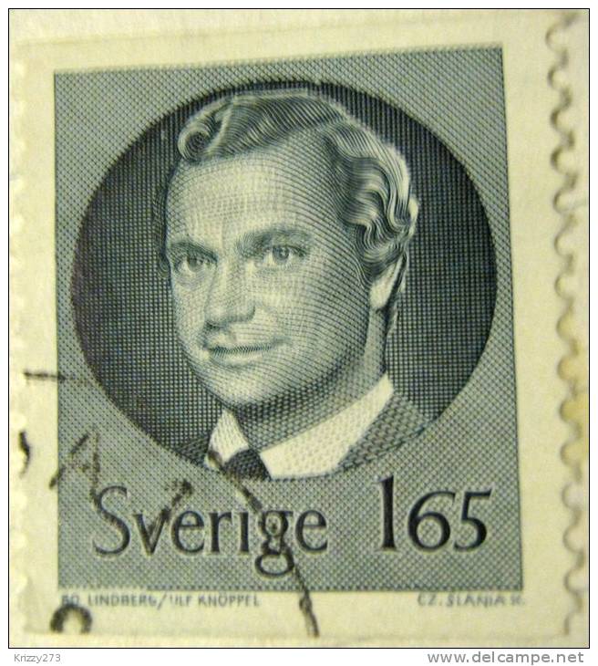Sweden 1981 King Carl XVI Gustaf 1.65kr - Used - Used Stamps