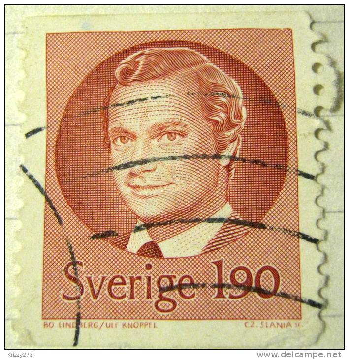 Sweden 1981 King Carl XVI Gustaf 1.90kr - Used - Oblitérés