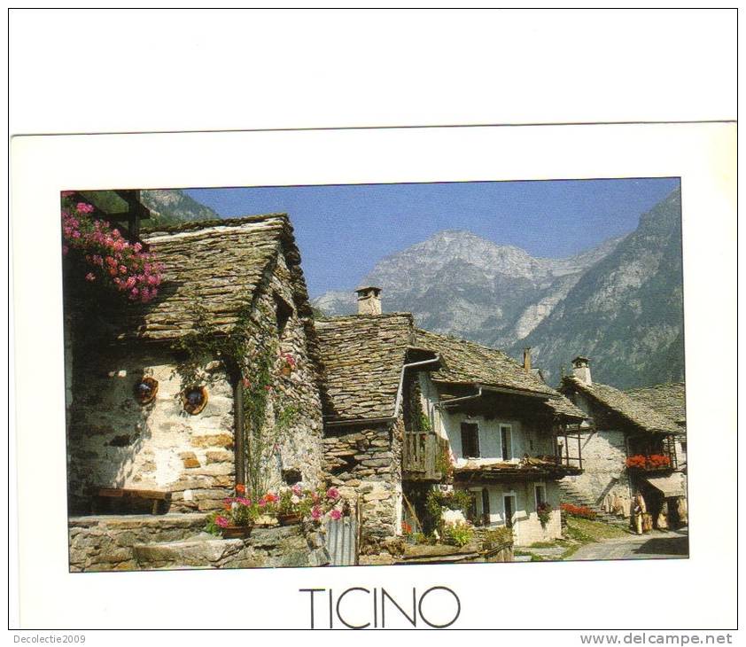 ZS25138 Ticino Sonogno Val Verzasca Not Used Perfect Shape Back Scan Available At Request - Sonogno