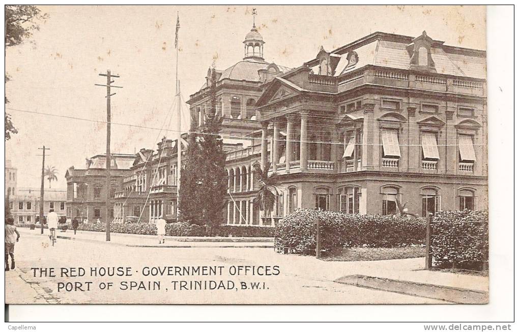 PORT OF SPAIN - TRINIDAD - THE RED HOUSE - GOVERNMENT OFFICES - Trinidad