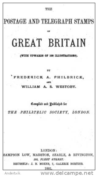 EBook: "The Postage And Telegraph Stamps Of Great Britain" By Philbrick - Otros & Sin Clasificación