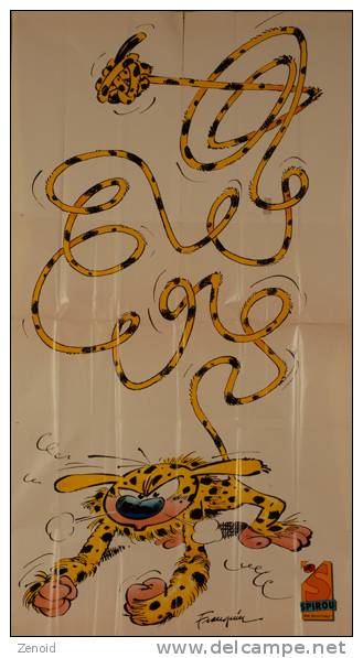 Affiche Marsupilami - Franquin - Supplément Spirou - Franquin