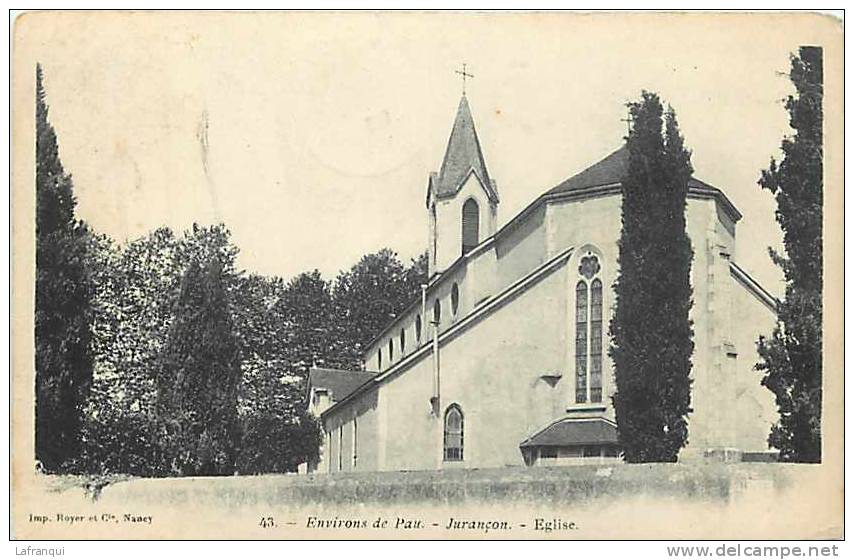 Pyrenees Atlantiques - Ref 547-environs De Pau- Jurancon - Eglise - Carte Bon Etat - - Jurancon