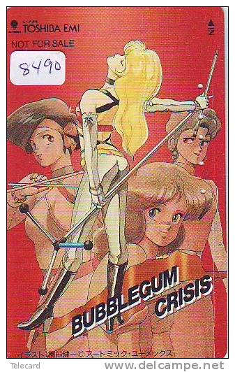 MANGA Télécarte Japon * BUBBLEGUM CRISIS * CINEMA * Animé (8490)  PHONECARD JAPAN * TELEFONKARTE - Kino