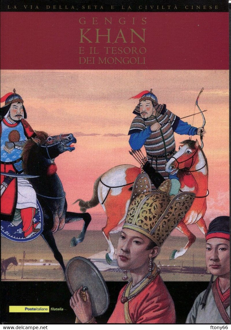 AF 2007 Folder Gengis Khan Ed Il Tesoro Dei Mongoli Nuovo Integro / New - Pochettes