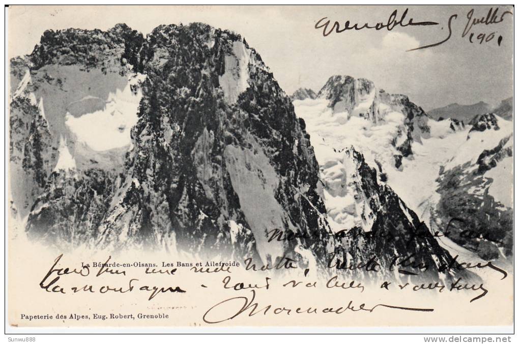 05 - La Bérarde-en-Oisans.  Les Bans Et Ailefroide (1901) - Other & Unclassified