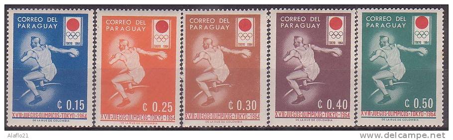 £12 -  PARAGUAY - YVERT  N° 742 à 746 - NEUFS - Paraguay