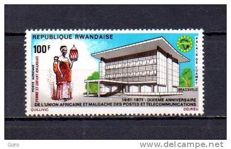 Rwanda   1971  .-  Y&T Nº    8    Aéreo   ( C/charniere ) - Autres & Non Classés