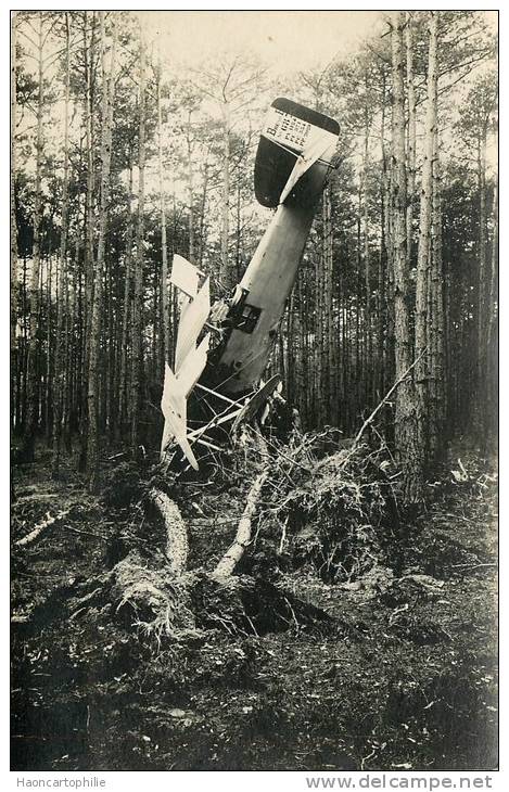 Carte Photo Accident D'avion ,aviation - Accidentes