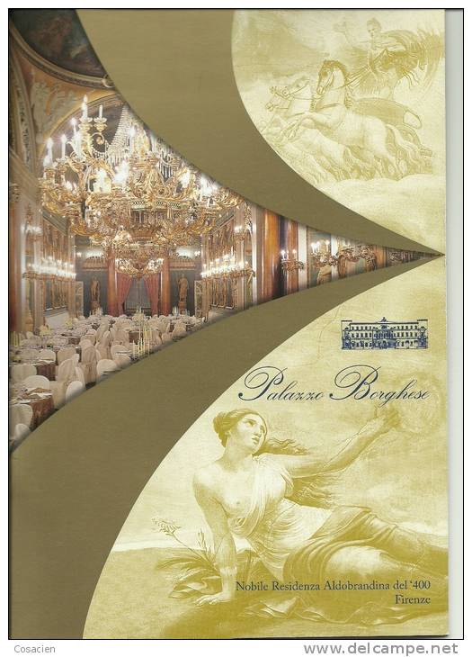 Palais Borghese, Florence,Italie, Restaurant Et Décoration Intérieure, Nobile Residenza, Firenze - Decoración