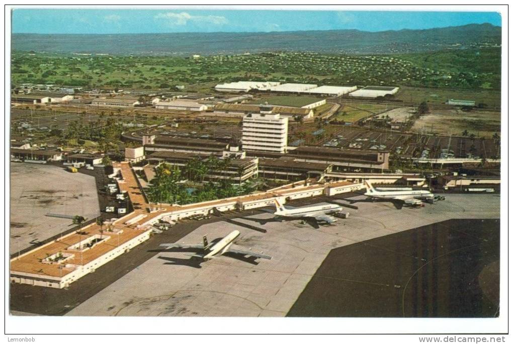 USA – United States, Honolulu International Airport's John Rodgers Terminal, Hawaii, Used Postcard [P8009] - Honolulu