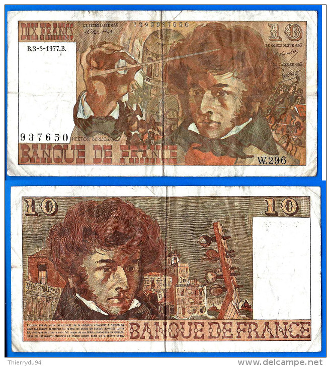 France 10 Francs 1977 W 296 Paypal Skrill Bitcoin OK - 10 F 1972-1978 ''Berlioz''