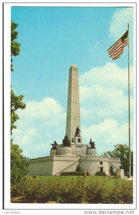 USA – United States, The Lincoln Tomb, Springfield, Illinois, Unused Postcard [P8012] - Springfield – Illinois