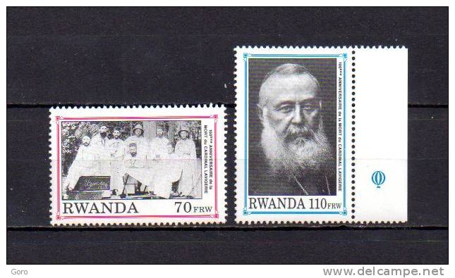 Rwanda    1993   .-   Y&T  Nº    1322/1323   ** - Unused Stamps