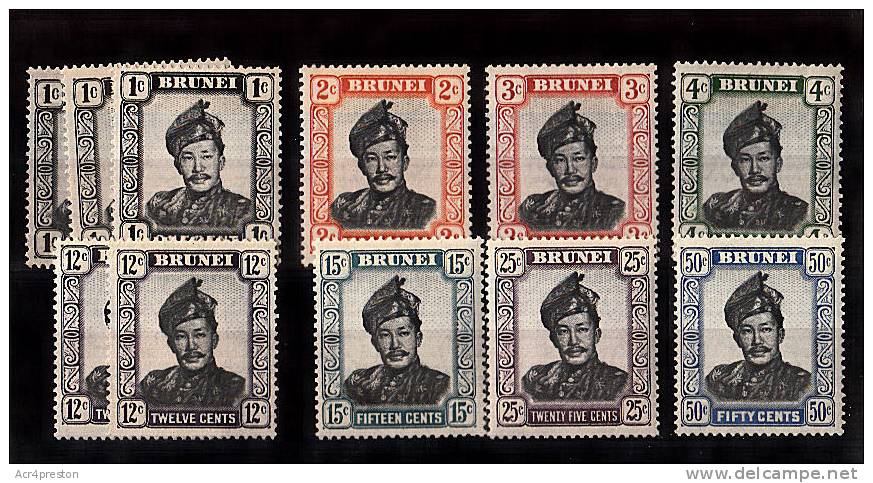 Msc148 Brunei, Mixed Mounted And Unmounted Mint - Brunei (...-1984)