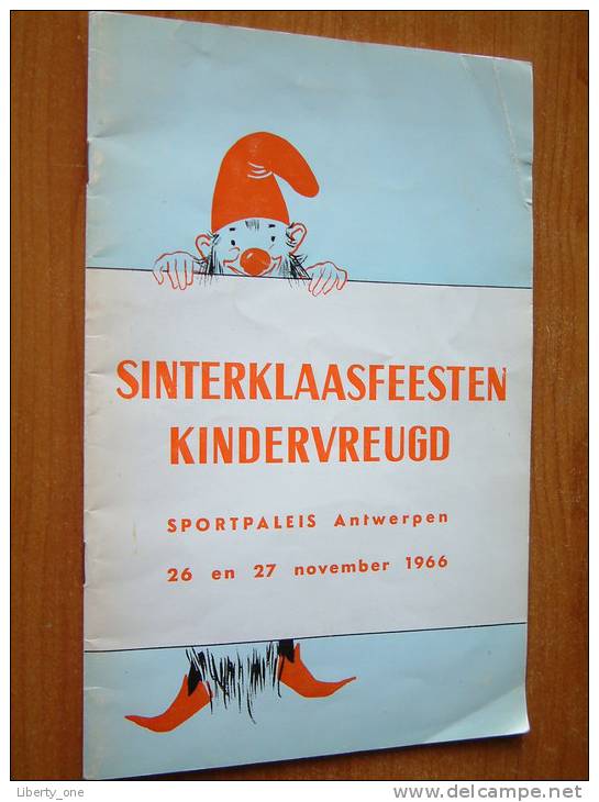 SINTERKLAASFEESTEN KINDERVREUGD Sportpaleis Antwerpen 26 En 27 November 1966 ( Zie Foto Voor Details ) ! - Autres & Non Classés