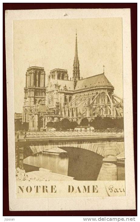 Photographie Originale Circa 1860/70 Du 75 Notre Dame De Paris Phot1 - Autres & Non Classés
