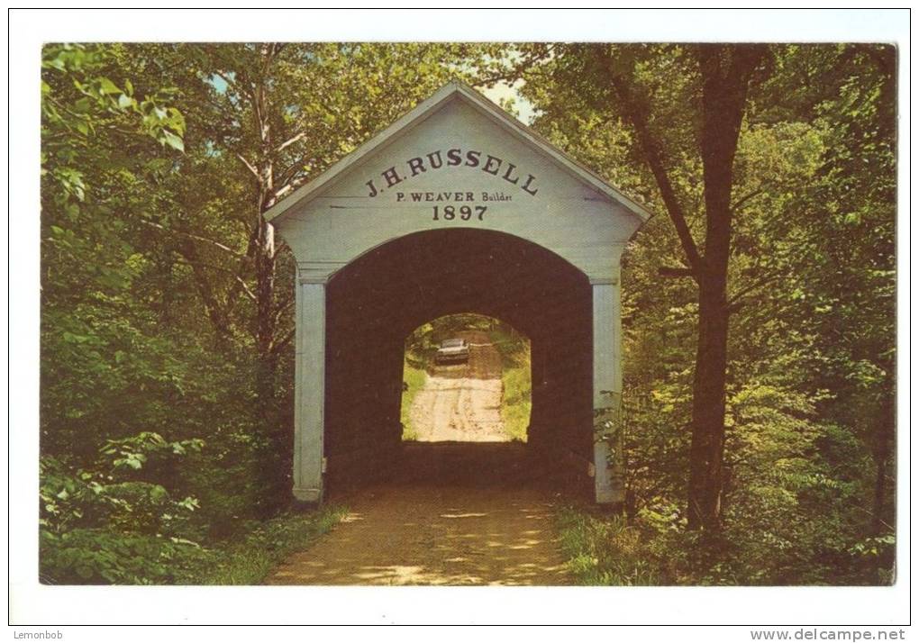 USA – United States, J H Russell Bridge, Near Rockville, Indiana, Unused Postcard [P8025] - Otros & Sin Clasificación