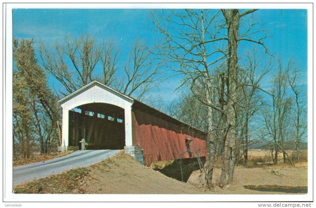 USA – United States, Conley's Ford Bridge, Near Mansfield, Parke County, Indiana,  Unused Postcard [P8026] - Andere & Zonder Classificatie