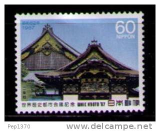 JAPON 1987 - VILLAS HISTORICAS DE KYOTO- YVERT 1657 - Ongebruikt