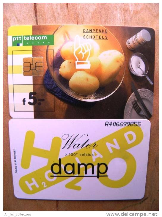 Food, Potatoes, Chip Phone Card From Netherlands, - Alimentation