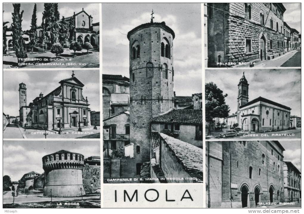 IMOLA  -  Campanile - La Rocca - Cattedrale - Chiesa - Palazzo -   (2031) - Imola