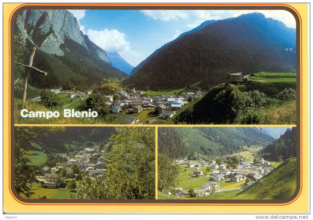 SWITZERLAND-SVIZZERA-SCHW   EIZ-SUISSE-CAMPO  BLENIO 1230 M--CIRCULATED  1994 - Blenio