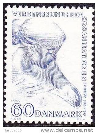 DENMARK 1960 World Healt Organization 90 Ore Blue MH Y&T 393 - Nuovi